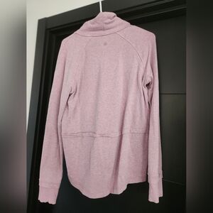 Lululemon cowl neck sweatshirt - size 4 - purple/pink